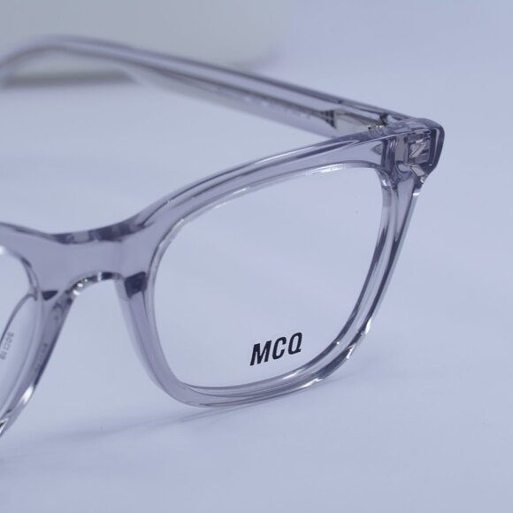 McQ by Alexander McQueen MQ0379O 002 Square Eyeglasses 50mm – Transparent Grey - Picture 2 of 9